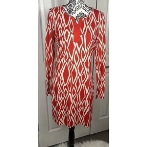 Diane von Furstenberg Reina Ikat Tunic‎ Dress Women’s Size 10